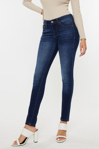 Whitney High Rise Distressed Wide Leg Crop Jeans