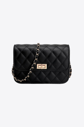 Classic Beauty Quilted Clutch in Ivory