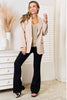 Shawl Collar Long Sleeve Blazer