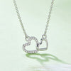 Moissanite 925 Sterling Silver Heart Necklace