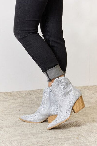 Two Step Western Bootie in Black