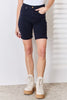 Judy Blue Full Size High Waist Tummy Control Bermuda Shorts in Navy