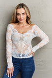 Be Kind Off The Shoulder Lace Top