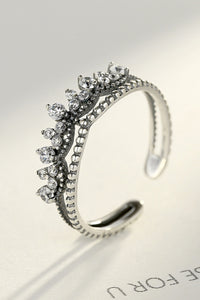 925 Sterling Silver Layered Open Ring