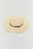 Fame Boho Summer Straw Fedora Hat