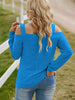 Cutout Cold Shoulder Top