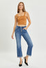 RISEN Full Size Button Fly Cropped Bootcut Jeans