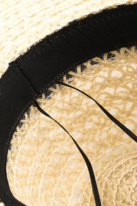 Fame Wide Brim Straw Weave Sun Hat