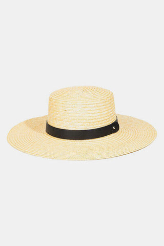 Fame Straw Braided Sun Hat