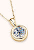 2 Carat Moissanite 925 Sterling Silver Necklace