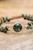 Handmade Beaded Copper Bracelet