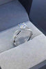 2 Carat Moissanite Crisscross 925 Sterling Silver Ring