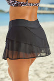 Full Size Layered Swim Skirt