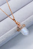 925 Sterling Silver Moonstone Pendant Necklace