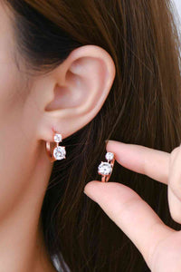 1.3 Carat Moissanite 925 Sterling Silver Earrings