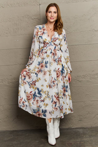 Stroll in the Park Floral Dress