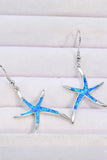 Opal Starfish Drop Earrings