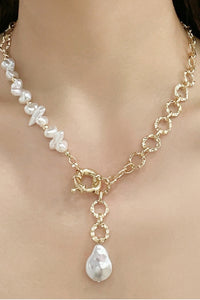 Pearl Copper Necklace