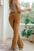 Cordelia Bootcut Corduroy Pants in Camel