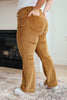 Cordelia Bootcut Corduroy Pants in Camel