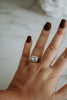 Brandy 3-Layered Cubic Zirconia Sterling Silver Ring