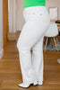 Diana Straight Leg Jeans In White