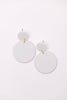 Falling Petals Earrings in Cream