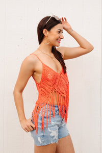 Festival Fringe Tank in Orange