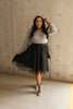 Indulge Tulle Skirt In Black ESB