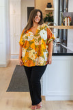 Picking Blooms Blouse in Amber Mix