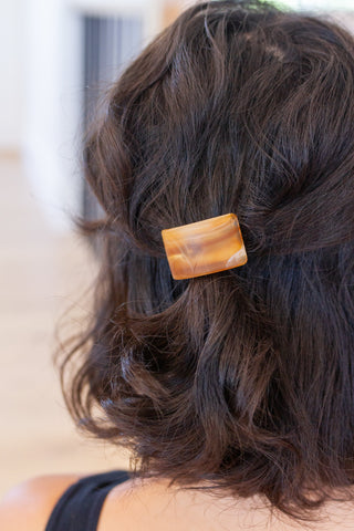 Gold & Pearl Mini Hair Clips Set of Three