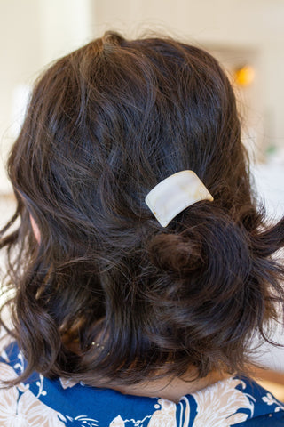 Resin Wave Hair Claw Clip