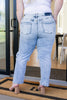 Rizzo High Rise Crop Straight Jeans