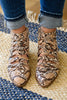 Sadie Ankle Boots In Snakeskin
