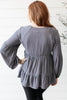 Sassy Swing Top in Charcoal