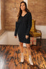 Sienna Sweater Dress in Coal ESB