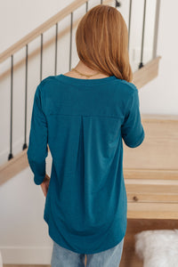 So Outstanding Top in Teal