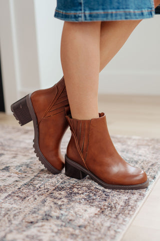 Lace Up Lug Booties