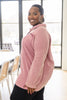 Sweet Crush Collar Pullover in Mauve