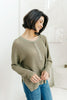 Wishful Thinking Henley In Olive