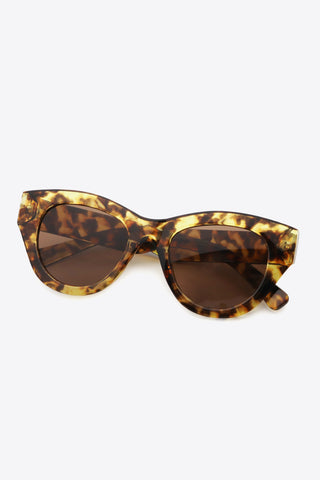 UV400 Patterned Polycarbonate Square Sunglasses