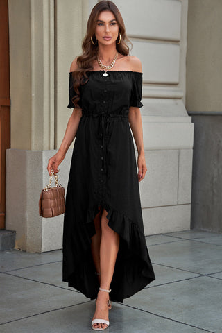 2.2 V Neck Maxi Dress With Pockets In Rosewood