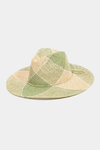 Fame Protect Me Vivid Glow Straw Sun Hat