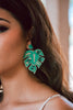 Gianna Seed Beaded Earring in Green