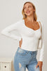 Ruched Long Sleeve T-Shirt