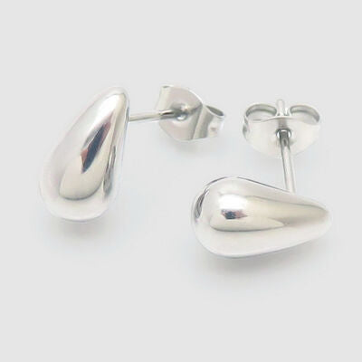 Vera - Hexagon Stud Sterling Silver Earring