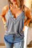 Lace Trim V-Neck Cami Top