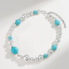 Artificial Turquoise Bead Necklace