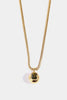 Zircon 18K Gold-Plated Geometrical Shape Pendant Necklace