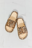 Arms Around Me Open Toe Slide in Leopard